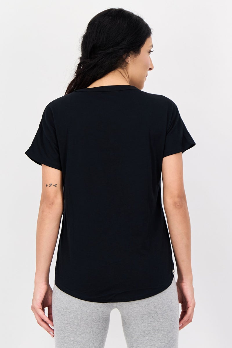 PUMA Women Sportswear Fit Short Sleeve Training T-shirt, Black - Image 3